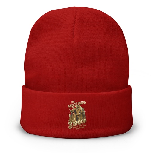 [ID: 81-G206] Bigfoot Legend  - Appalachian Forest Knit Beanie