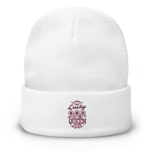 [ID: 81-G209] Bingo Queen - Retro Crown Knit Beanie
