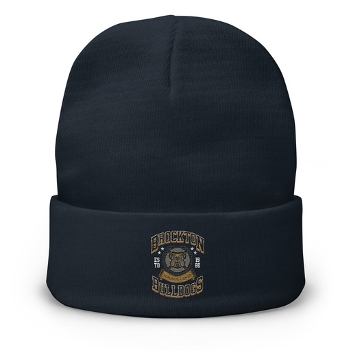 [ID: 81-G286] Brockton Bulldogs Knit Beanie