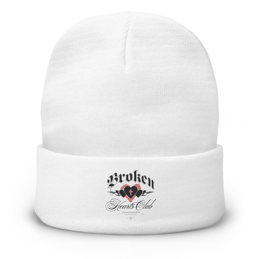 [ID: 81-G287] Broken Hearts Club Knit Beanie