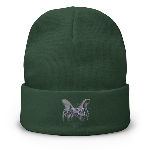 [ID: 81-G302] Butterfly Knit Beanie