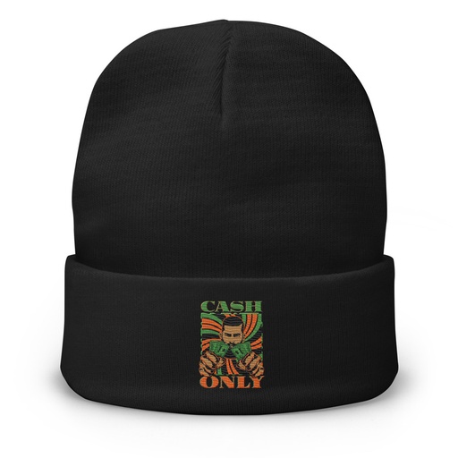 [ID: 81-G335] Cash Only - Streetwear Knit Beanie