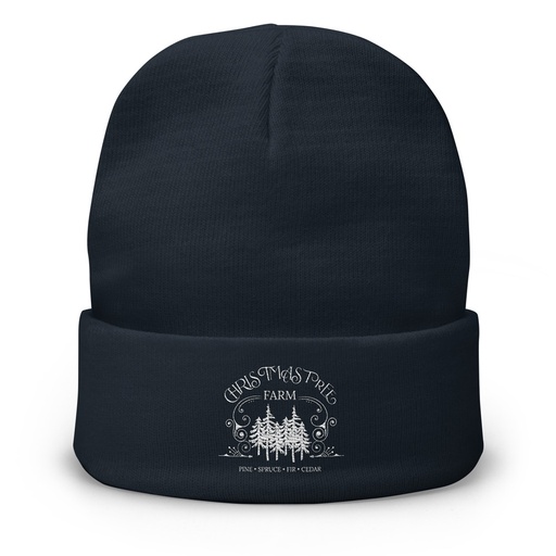 [ID: 81-G377] Christmas Tree Farm Knit Beanie