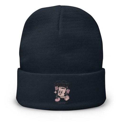 [ID: 81-G395] Coffee Break Mascot Knit Beanie