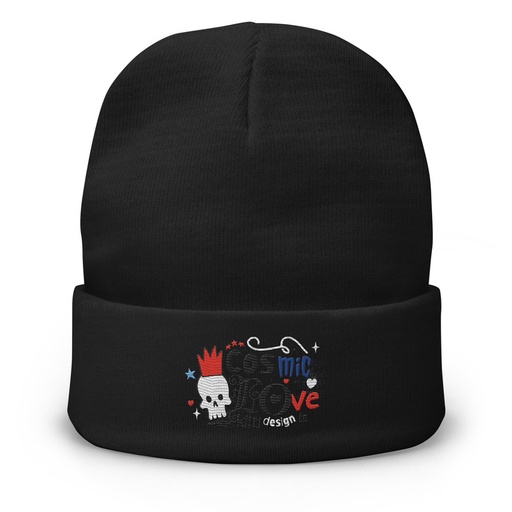 [ID: 81-G424] Cosmic Love Knit Beanie