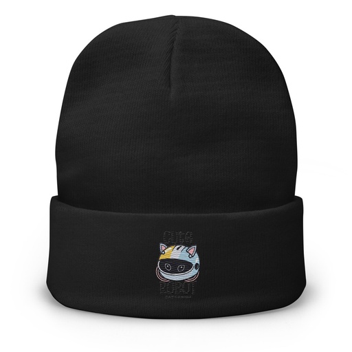 [ID: 81-G451] Cute Cat - AI Knit Beanie