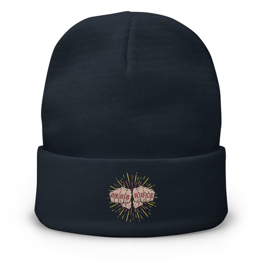 [ID: 81-G463] Dads Rule Knit Beanie
