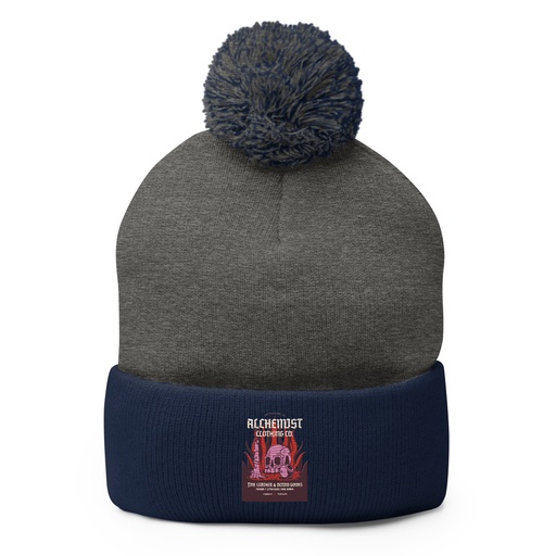[ID: 93-G37] Alchemist Clothing Co. - Halloween Pom-Pom Knit Cap