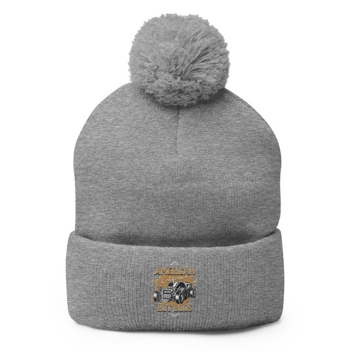 [ID: 93-G73] American Hot Rods Pom-Pom Knit Cap