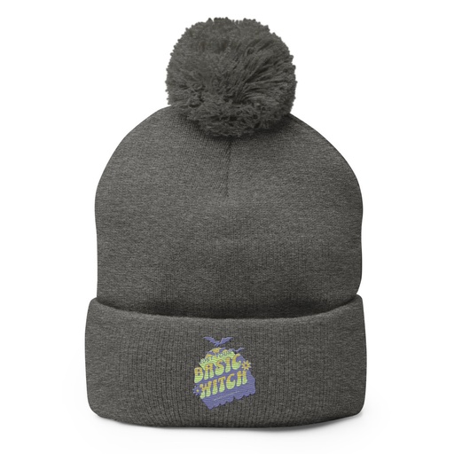 [ID: 93-G146] Basic Witch - Halloween Pom-Pom Knit Cap