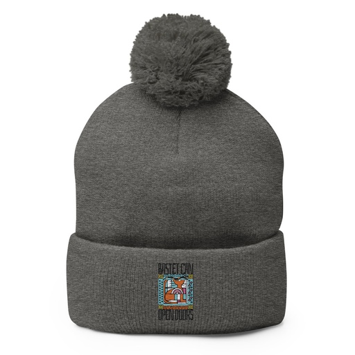 [ID: 93-G150] Bastet can Open Doors Pom-Pom Knit Cap
