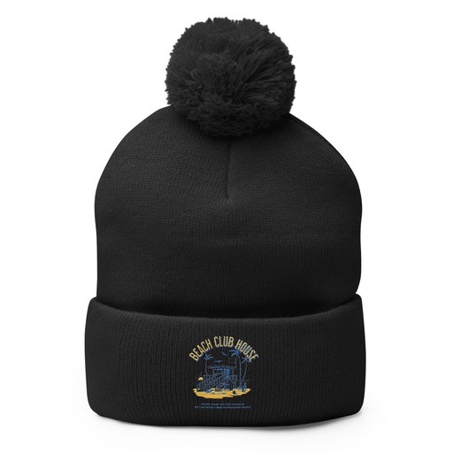 [ID: 93-G151] BCH Pom-Pom Knit Cap