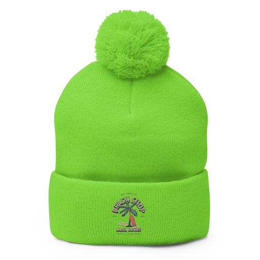 [ID: 93-G169] Beach Shop Pom-Pom Knit Cap