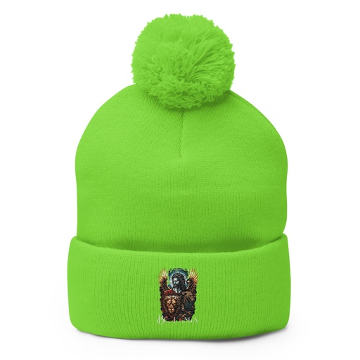 [ID: 93-G179] Bellamia Pom-Pom Knit Cap