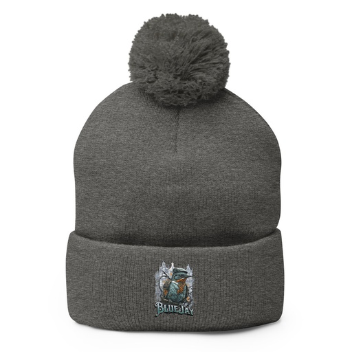 [ID: 93-G381] Classic Bird  Pom-Pom Knit Cap