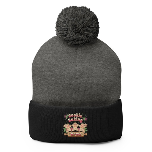 [ID: 93-G415] Cookie Baking Crew Pom-Pom Knit Cap