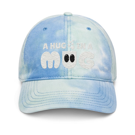 [ID: 480-G17] A Hug in a Mug - Funny Cartoon Tie-Dye Hat