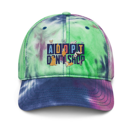 [ID: 480-G23] Adopt a Pet - Cute Animal Tie-Dye Hat