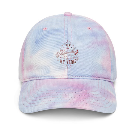 [ID: 480-G24] Adrenaline in my Veins - Victorian Tie-Dye Hat