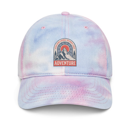[ID: 480-G25] Adventure - Mountain Climbing Tie-Dye Hat