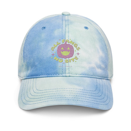 [ID: 480-G44] All Fangs No Bite - Halloween Tie-Dye Hat
