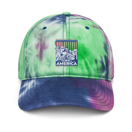 [ID: 480-G58] AMERICA (2) Tie-Dye Hat