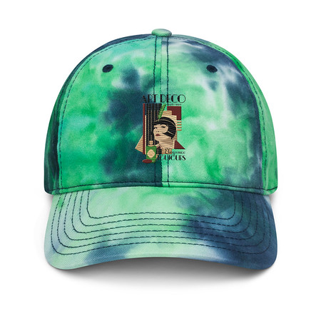 [ID: 480-G102] Art Deco Elegance Toujours Tie-Dye Hat