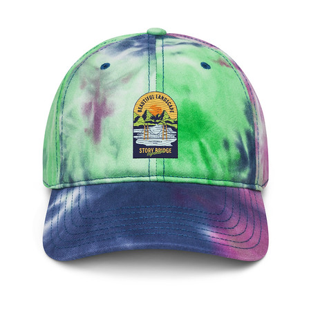 [ID: 480-G172] Beautiful Landscape - Outdoor Tie-Dye Hat