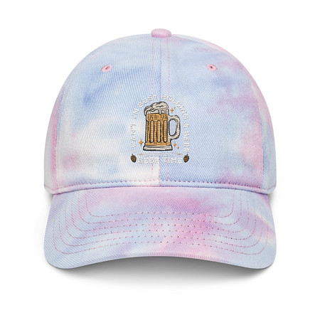 [ID: 480-G176] Beer Time - Father's Day Tie-Dye Hat