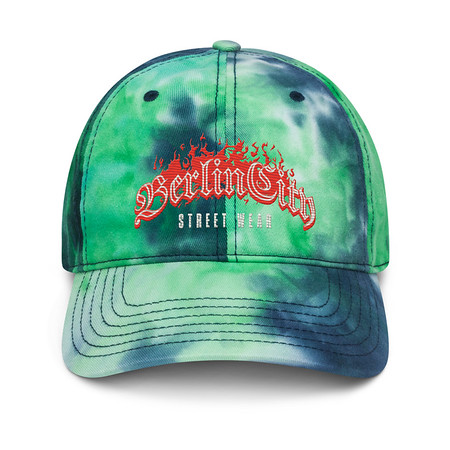 [ID: 480-G183] Berlin City Streetwear - Fire Tie-Dye Hat