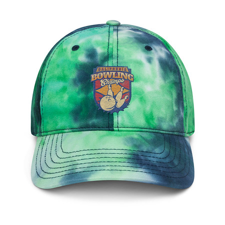 [ID: 480-G275] Bowling Championship - Retro Athlectic Sports Tie-Dye Hat