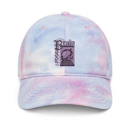 [ID: 480-G280] Brain Food - Y2K Skull Streetwear Tie-Dye Hat