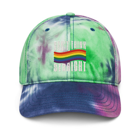 [ID: 480-G329] Can't Think Straight Tie-Dye Hat