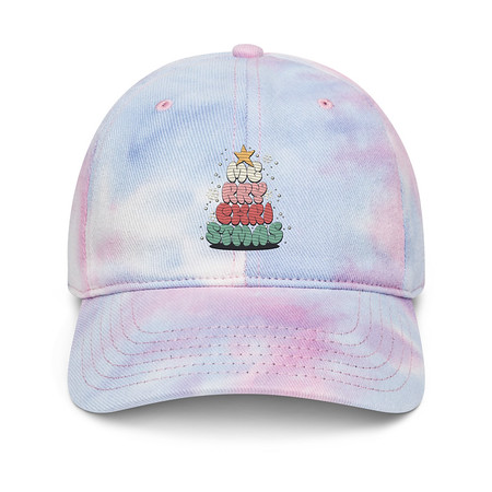 [ID: 480-G334] Cartoony Christmas Tree Tie-Dye Hat