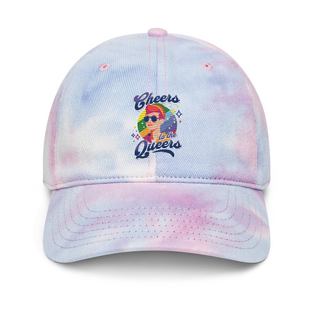 [ID: 480-G362] Cheers to the Queers Tie-Dye Hat