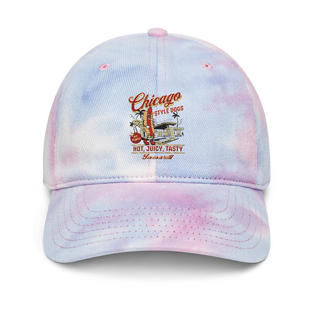 [ID: 480-G364] Chicago Style Hot Dogs Tie-Dye Hat