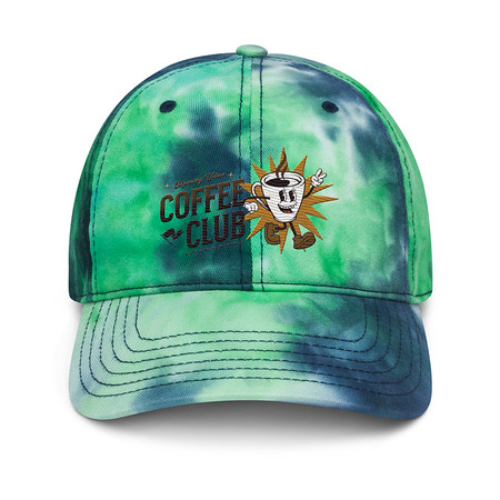 [ID: 480-G396] Coffee Club Tie-Dye Hat