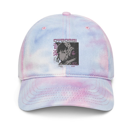 [ID: 480-G459] Cyborg - Y2k Style Tie-Dye Hat