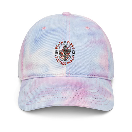 [ID: 480-G480] Death or Glory - Sword Snake Tie-Dye Hat