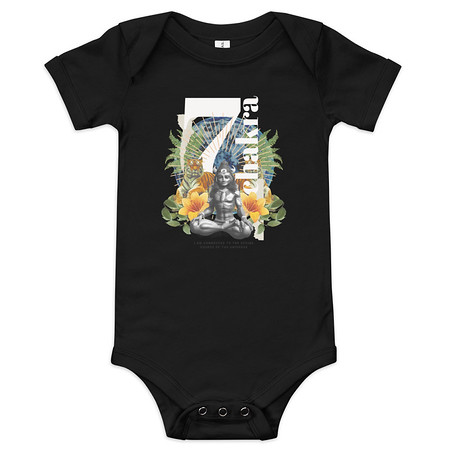 [ID: 308-G12] 7 Chakra Baby Short Sleeve One Piece