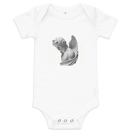 [ID: 308-G81] Angel Baby Short Sleeve One Piece