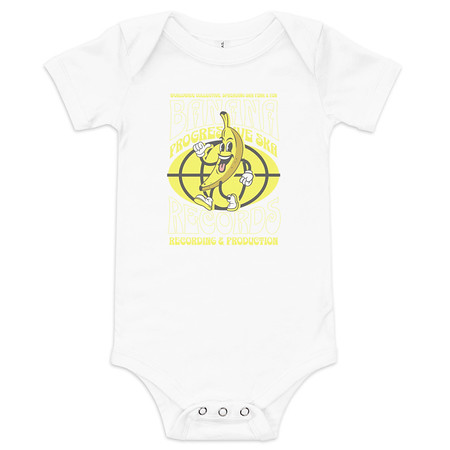 [ID: 308-G136] Banana Records - Comic Character Baby Short Sleeve One Piece