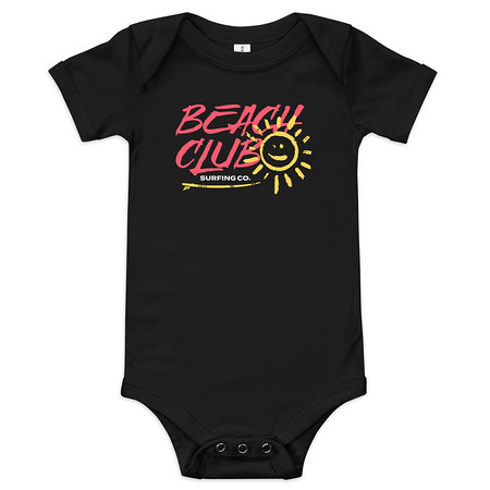 [ID: 308-G165] Beach Club Baby Short Sleeve One Piece