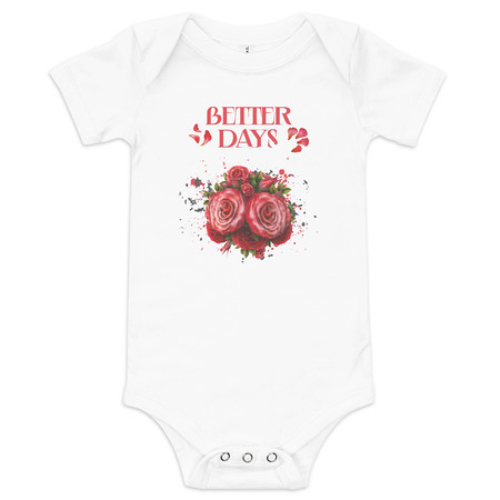 [ID: 308-G193] Better Days Ahead Baby Short Sleeve One Piece
