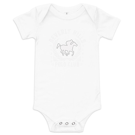 [ID: 308-G196] BEVERLY HILLS POLO CLUB Baby Short Sleeve One Piece