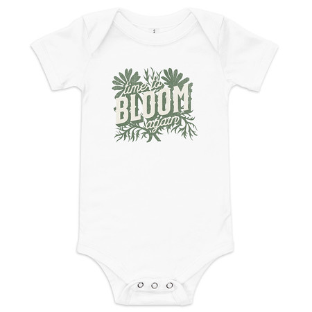 [ID: 308-G239] Bloom Again Baby Short Sleeve One Piece