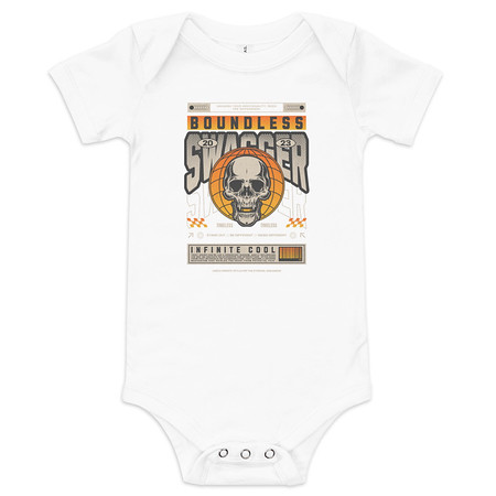 [ID: 308-G273] Boundless Swagger Baby Short Sleeve One Piece