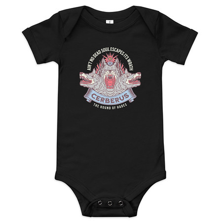 [ID: 308-G353] Cerberus - Underworld Dogs Baby Short Sleeve One Piece