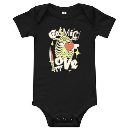 [ID: 308-G423] Cosmic Love (2) Baby Short Sleeve One Piece