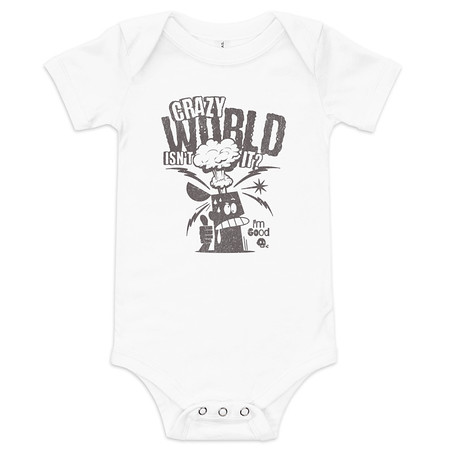 [ID: 308-G430] Crazy World Baby Short Sleeve One Piece